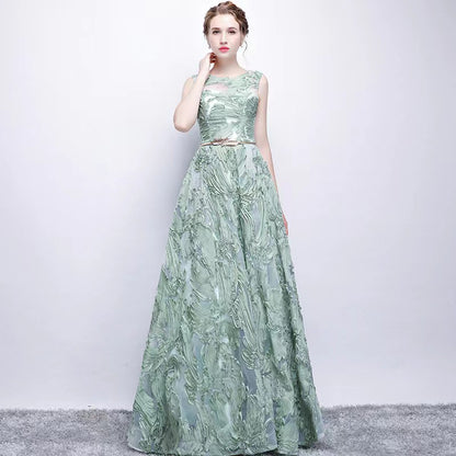 Green Forest series casual dress evening dress